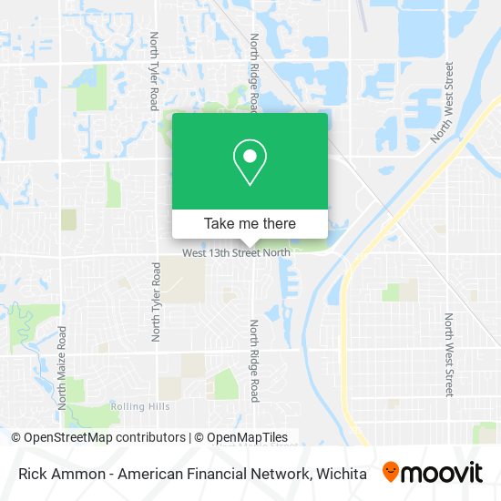 Mapa de Rick Ammon - American Financial Network