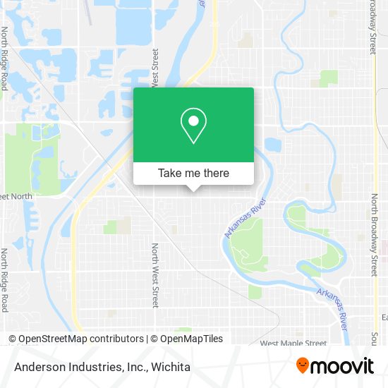Anderson Industries, Inc. map