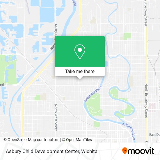 Asbury Child Development Center map