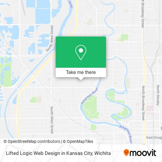 Lifted Logic Web Design in Kansas City map