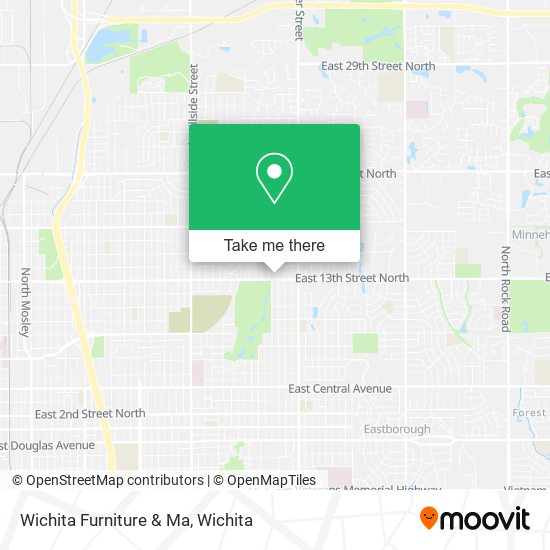 Mapa de Wichita Furniture & Ma