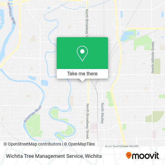 Wichita Tree Management Service map