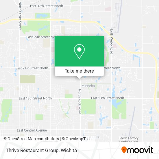 Mapa de Thrive Restaurant Group