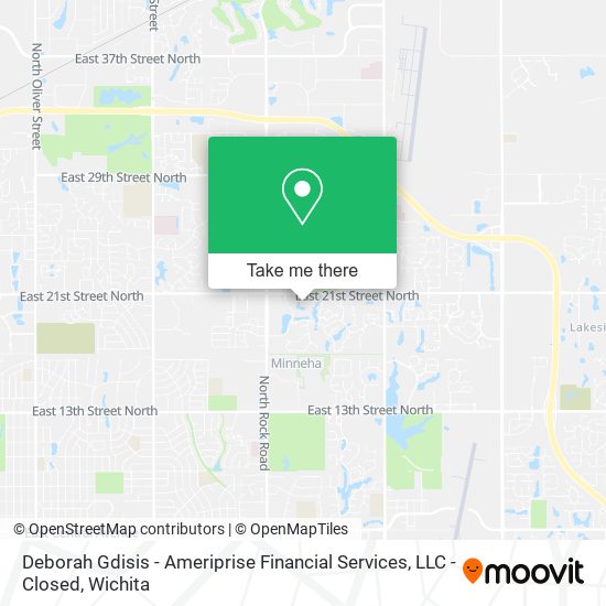 Mapa de Deborah Gdisis - Ameriprise Financial Services, LLC - Closed