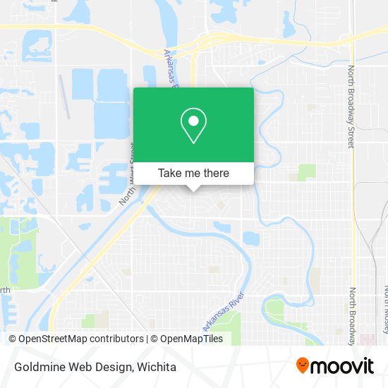 Goldmine Web Design map