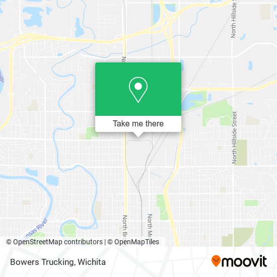 Mapa de Bowers Trucking