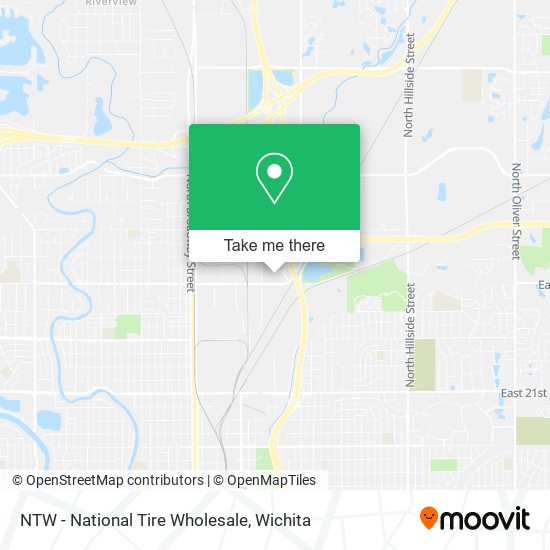 NTW - National Tire Wholesale map