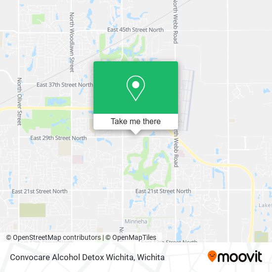 Convocare Alcohol Detox Wichita map