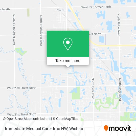 Mapa de Immediate Medical Care- Imc NW