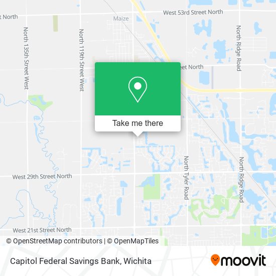 Capitol Federal Savings Bank map