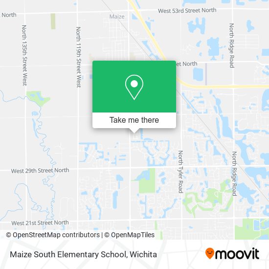 Mapa de Maize South Elementary School