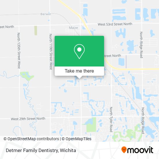Detmer Family Dentistry map