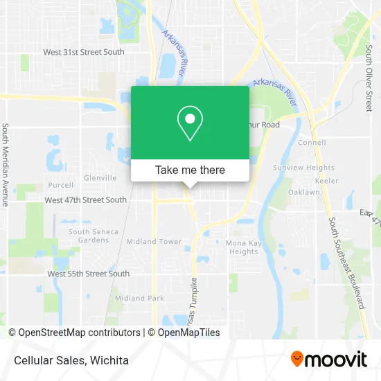 Cellular Sales map