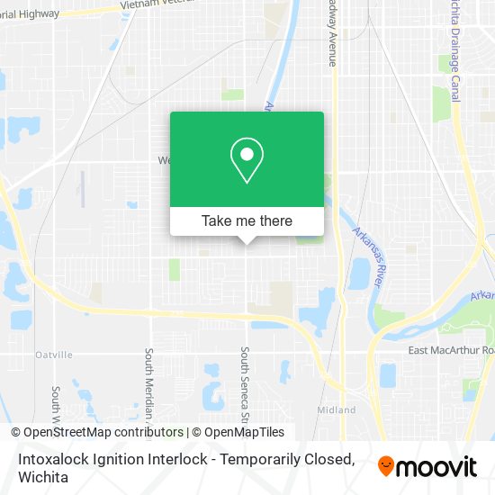 Mapa de Intoxalock Ignition Interlock - Temporarily Closed