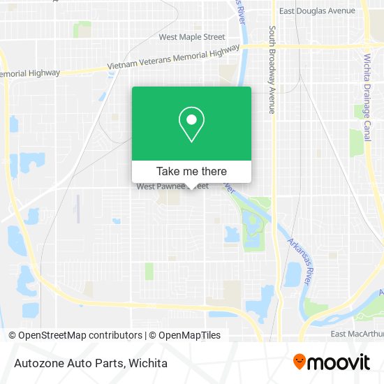 Autozone Auto Parts map