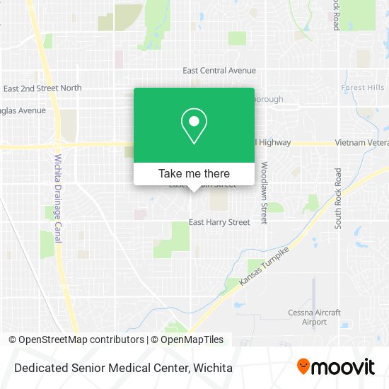 Dedicated Senior Medical Center map