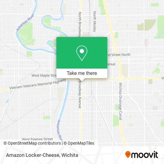 Mapa de Amazon Locker-Cheese