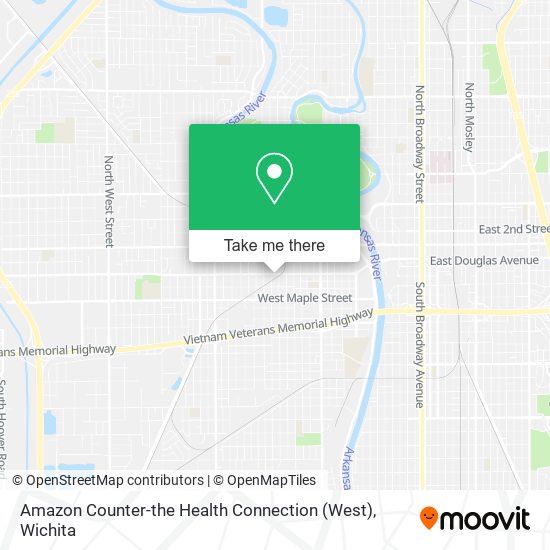 Mapa de Amazon Counter-the Health Connection (West)