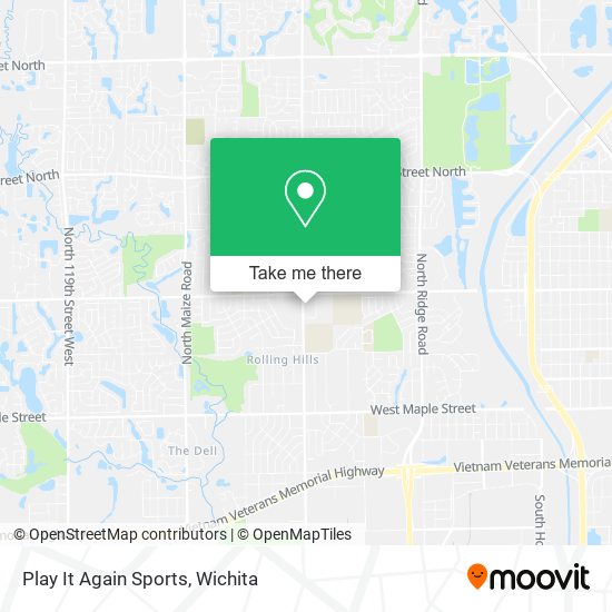 Mapa de Play It Again Sports