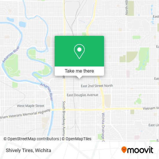 Shively Tires map