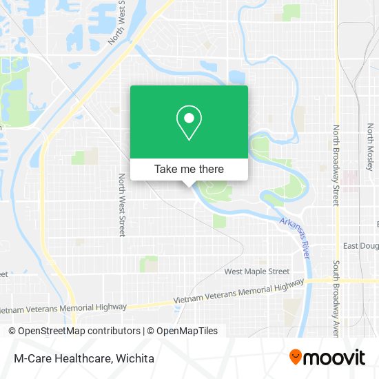 M-Care Healthcare map