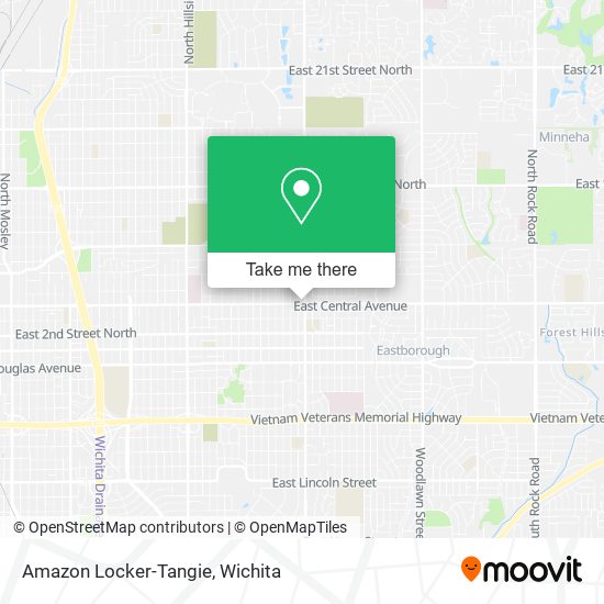 Mapa de Amazon Locker-Tangie