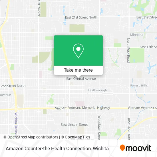 Amazon Counter-the Health Connection map