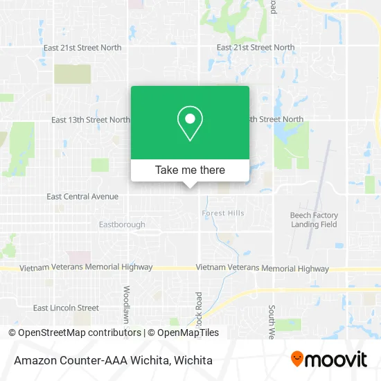 Amazon Counter-AAA Wichita map