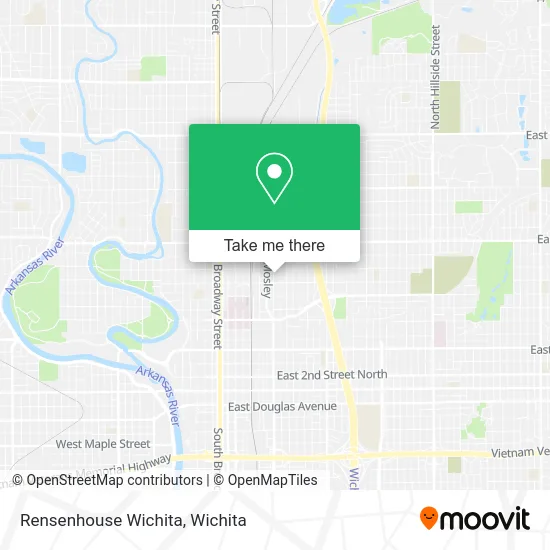 Rensenhouse Wichita map