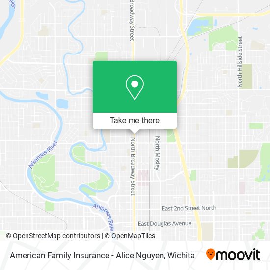 American Family Insurance - Alice Nguyen map