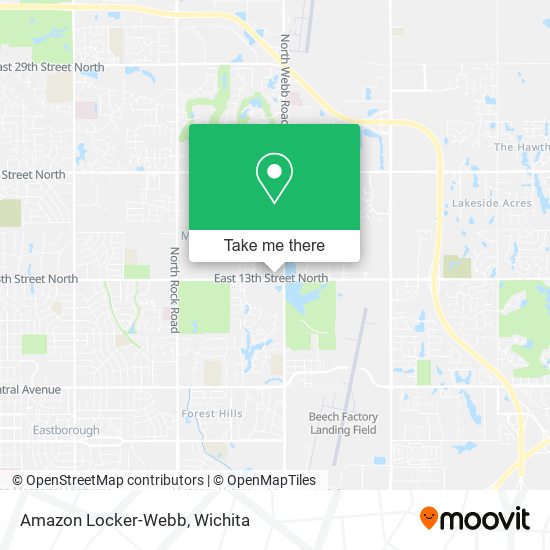 Mapa de Amazon Locker-Webb