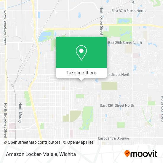 Amazon Locker-Maisie map