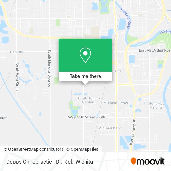 Dopps Chiropractic - Dr. Rick map