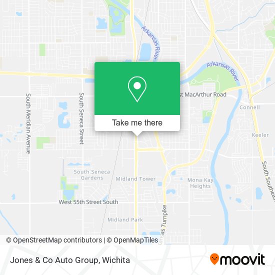 Jones & Co Auto Group map