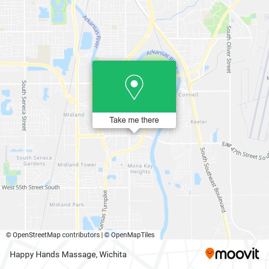 Happy Hands Massage map