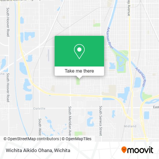 Mapa de Wichita Aikido Ohana