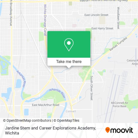 Mapa de Jardine Stem and Career Explorations Academy