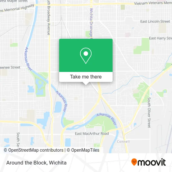 Around the Block map