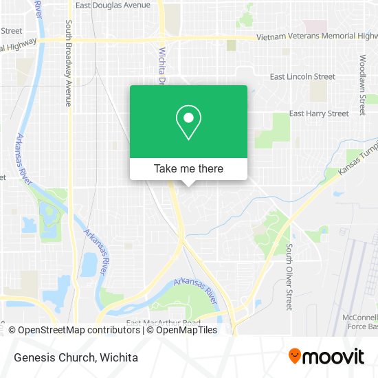 Genesis Church map