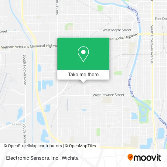 Electronic Sensors, Inc. map