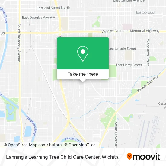 Lanning's Learning Tree Child Care Center map