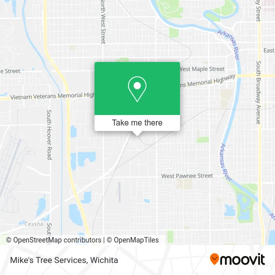 Mike's Tree Services map