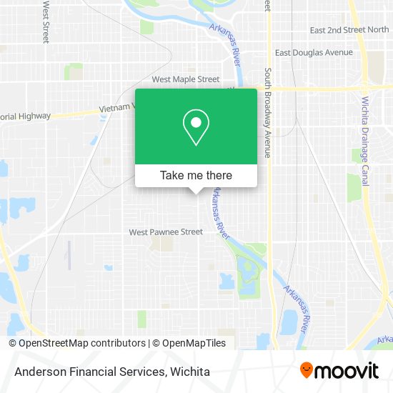 Anderson Financial Services map