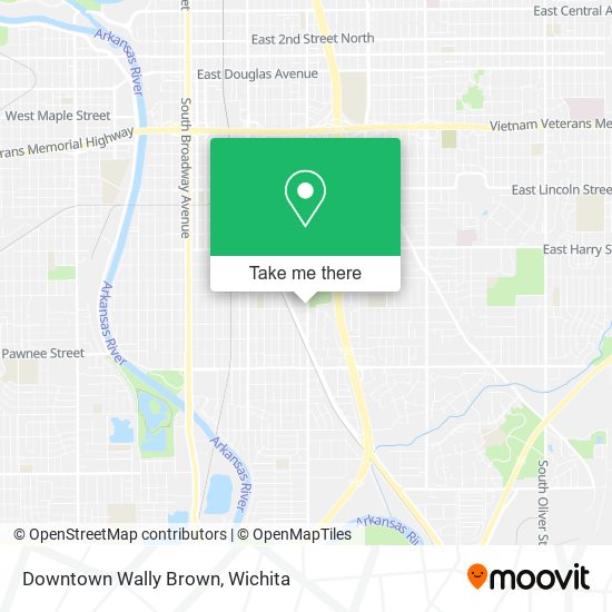 Downtown Wally Brown map