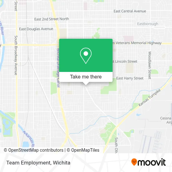 Team Employment map