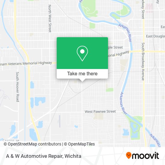 A & W Automotive Repair map