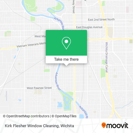 Kirk Flesher Window Cleaning map