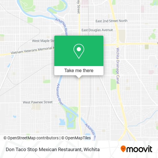 Mapa de Don Taco Stop Mexican Restaurant