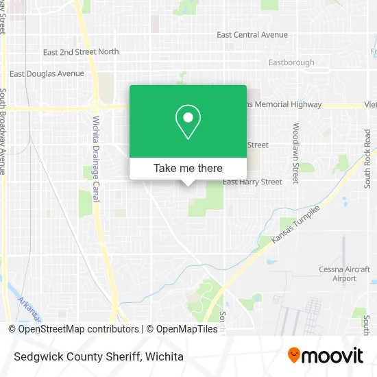 Sedgwick County Sheriff map