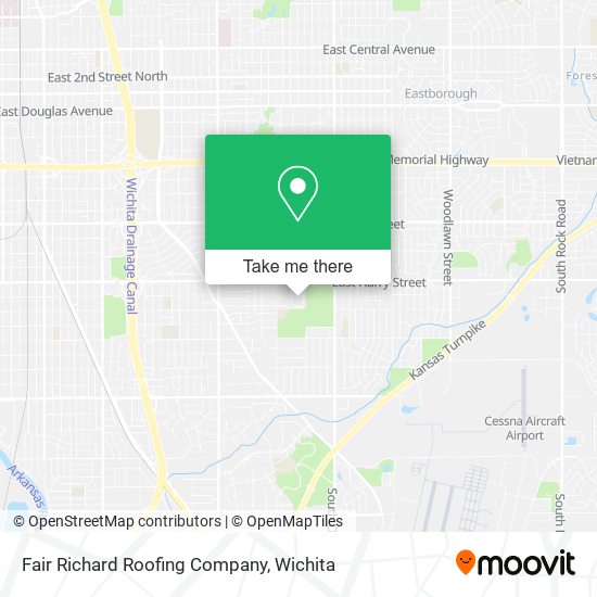 Fair Richard Roofing Company map